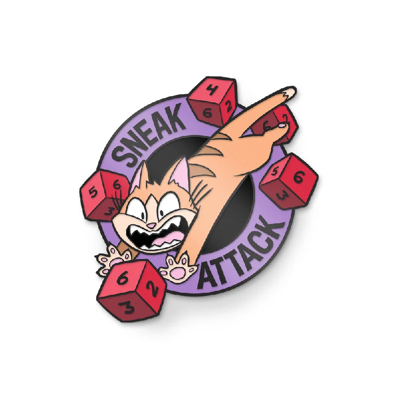 "Sneak Attack" Gen Con 2021 Pin Bazaar Pin