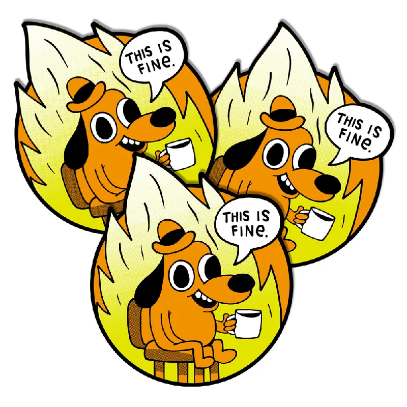 This is Fine Flame Stickers 3-Pack