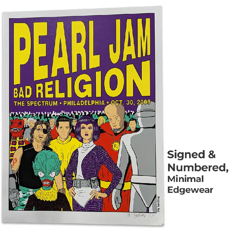 Pearl Jam/Bad Religion Philly 30Oct2009 Poster