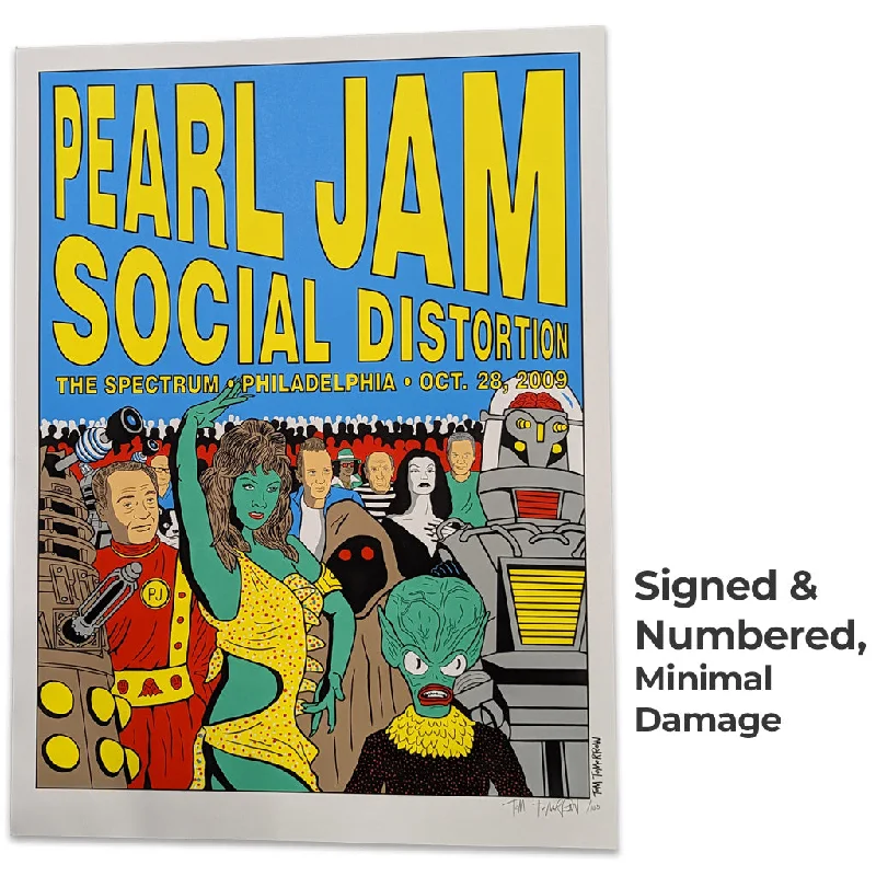 Pearl Jam/Social Distortion Philly 28Oct2009 Poster