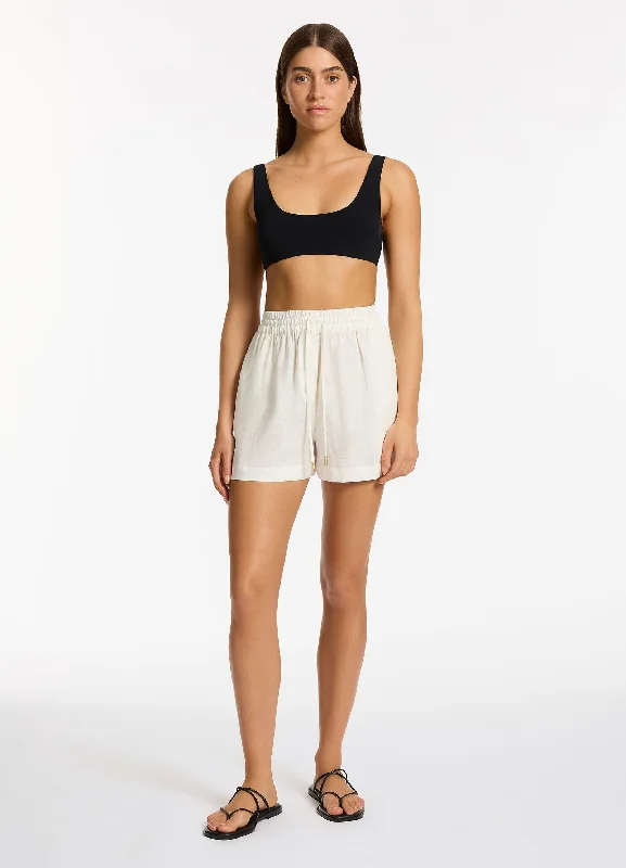 Jetset Elastic Waist Short - Cream