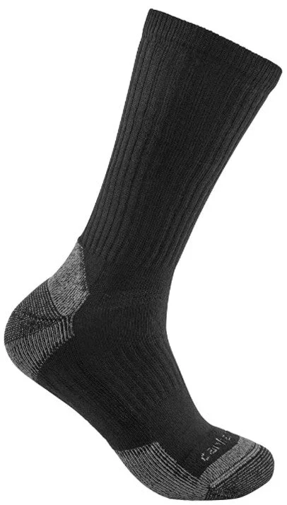 Men's Midweight Cotton Blend Crew Sock 3 Pack