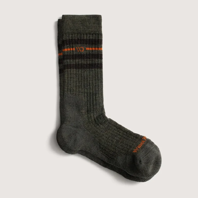 Men's Vintage Stripe Cushioned Crew Sock