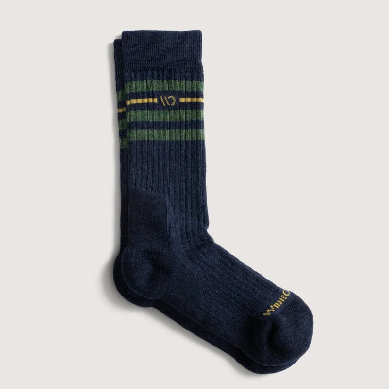 Men's Vintage Stripe Cushioned Crew Sock