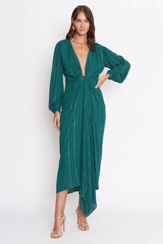 Helena Maxi Dress - Teal - FINAL SALE