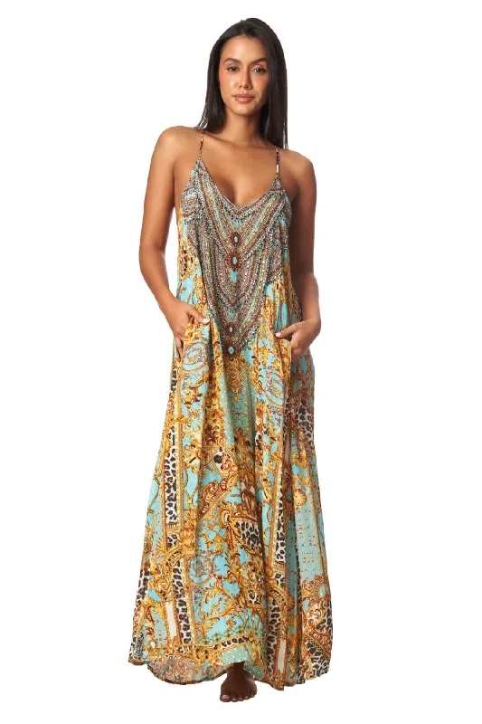 Vase T-Back Maxi Dress