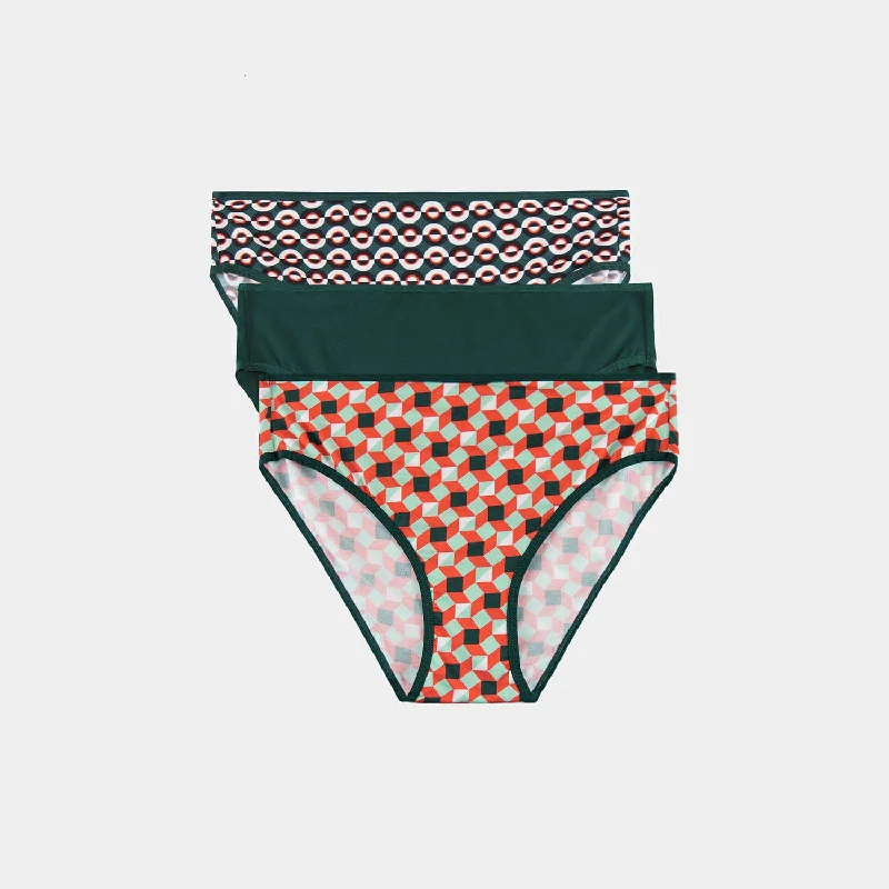 Mid-Rise Knickers 3 Pack