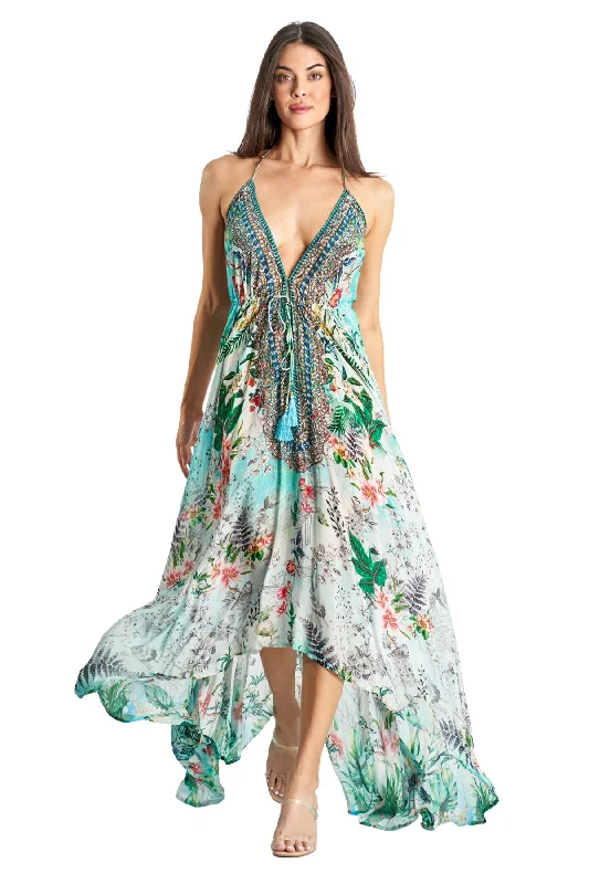 Taormina Halter Maxi Dress