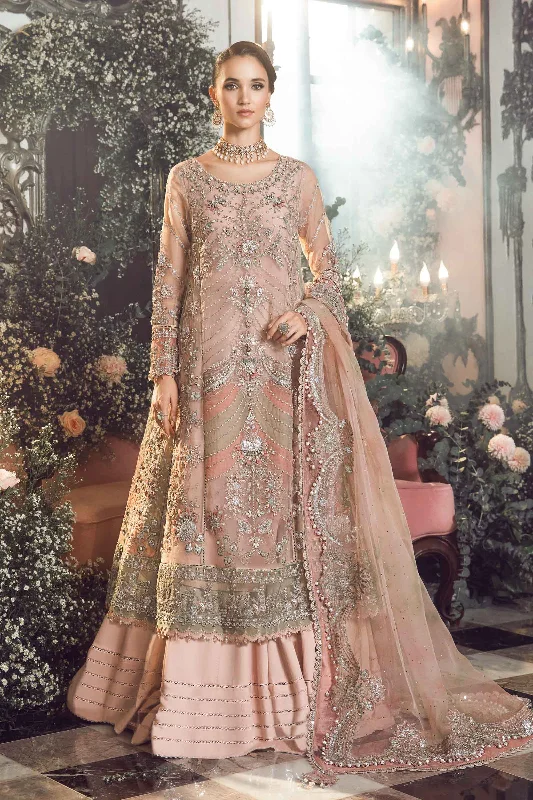 Walima Dress in Pink Bridal Lehenga and Kameez Style