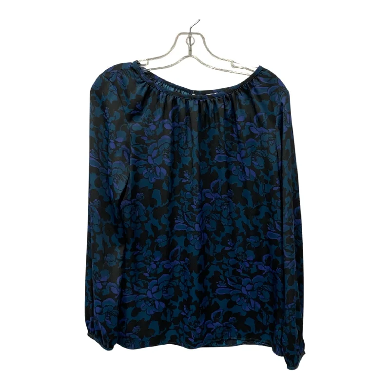 Top Ls By Loft In Black & Green, Size:S