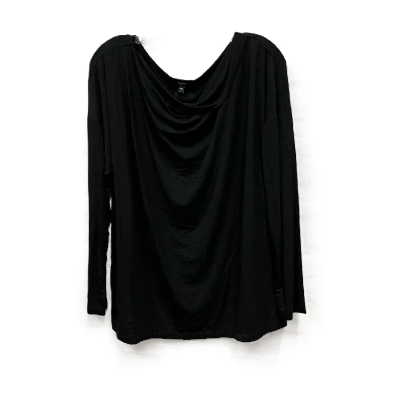 Top Long Sleeve By Express In Black, Size: L