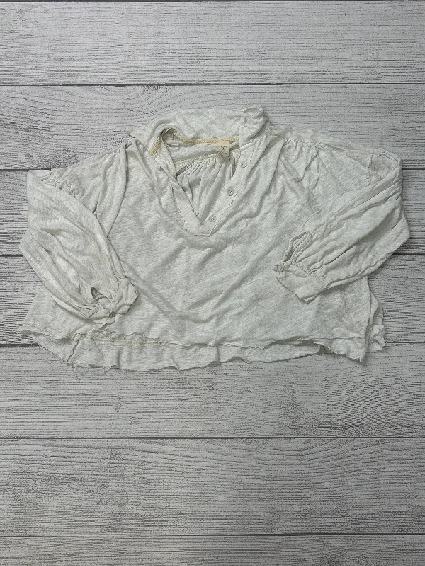 Top Long Sleeve By We The Free In White, Size: S