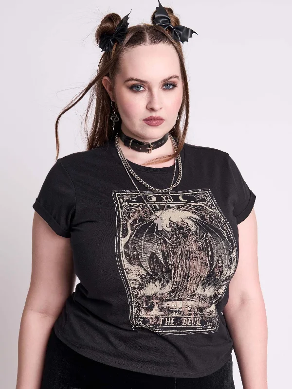 Devil Tarot Baby Tee